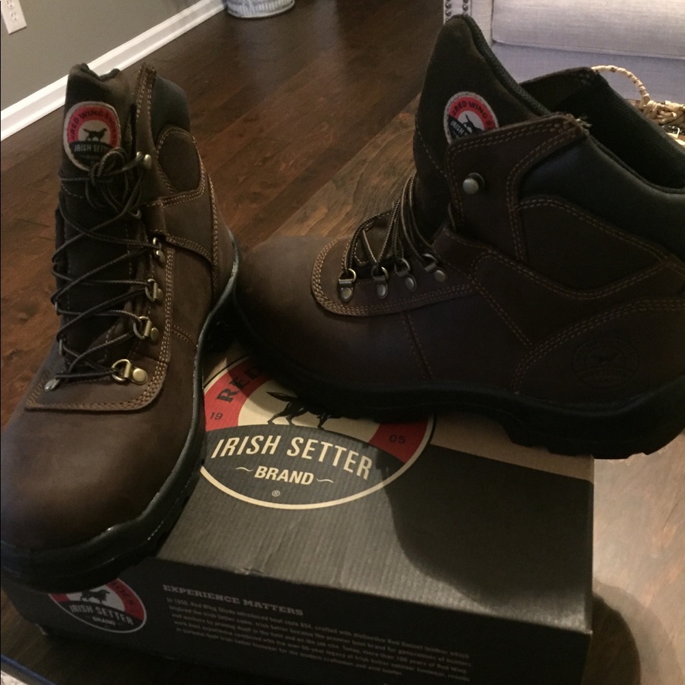 Red wing never worn steel toe